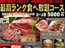【最高ランク】200種食べ放題+極上18品×エクストラコールドも飲放題コース